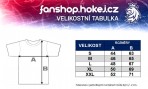 Dámské Tričko Czech Ice Hockey Team s velký logem lva na hrudi.