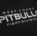 Tričko PitBull s krátkým rukávem v černém provedení. Na hrudi originální velký potisk PitBull West Coast Fight Club