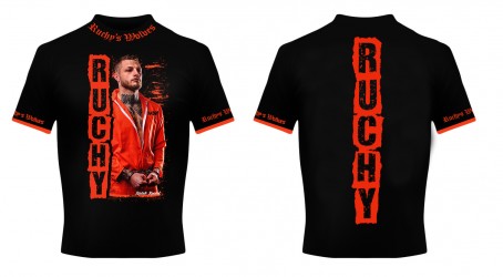 Tričko Ruchy's Wolves' Black/Orange