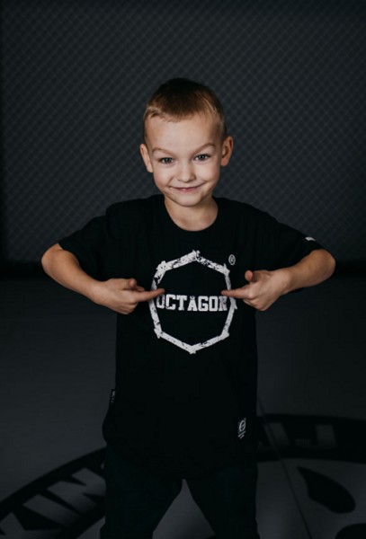Dětské Tričko Octagon Logo Smash Black