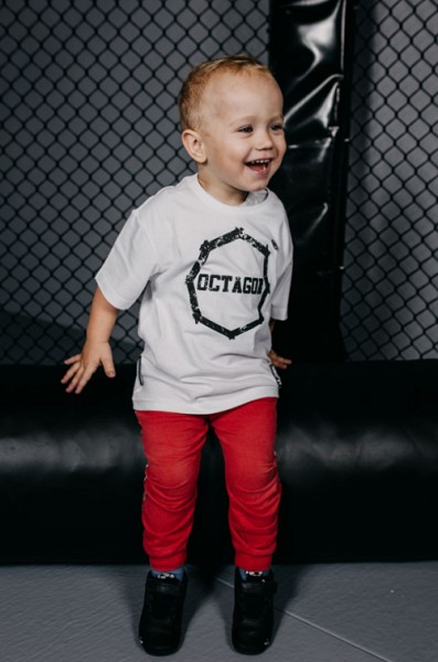 Dětské Tričko Octagon Logo Smash White