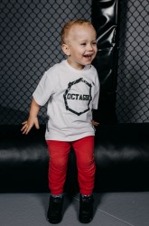 Dětské Tričko Octagon Logo Smash White