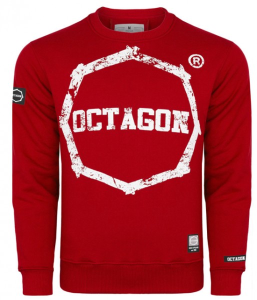 Mikina Octagon Logo Smash Red