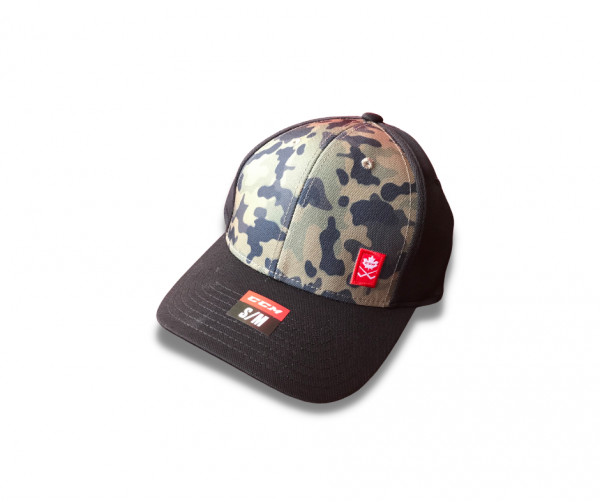 Kšiltovka CCM Camo Structured Flex Cap