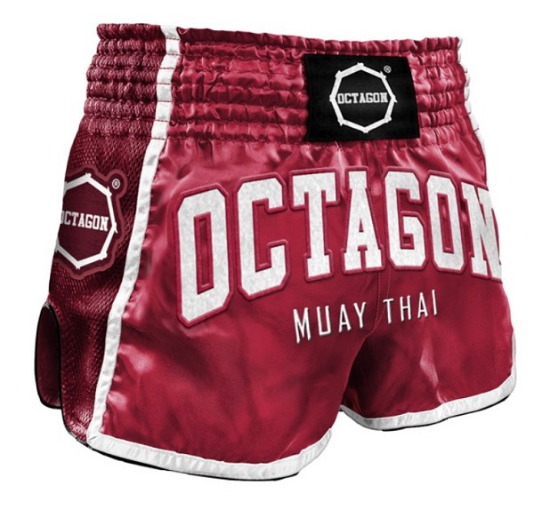 Kraťasy Muay Thai Octagon Burgundy