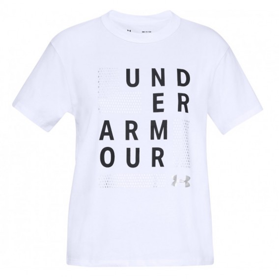 Dámské Tričko Under Armour Graphic Square Logo Girlfriend Crew