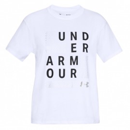 Dámské Tričko Under Armour Graphic Square Logo Girlfriend Crew