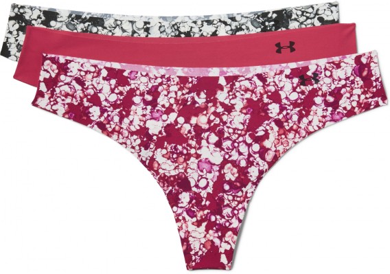 Dámská Tanga Under Armour PS Thong 3Pack Print