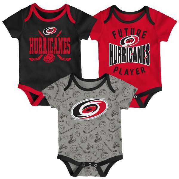 Bodýčko Carolina Hurricanes 3PK Baby Set