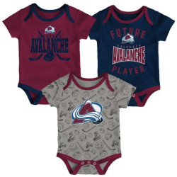 Bodýčko Colorado Avalanche 3PK Baby Set