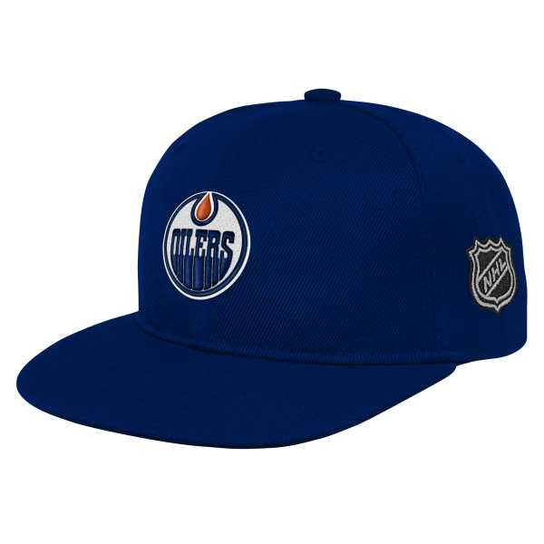 Dětský Snapback Edmonton Oilers Logo Flatbrim