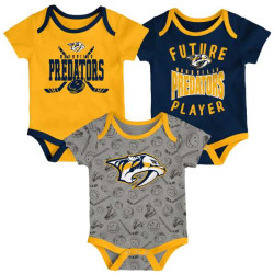 Bodýčko Nashville Predators 3PK Baby Set