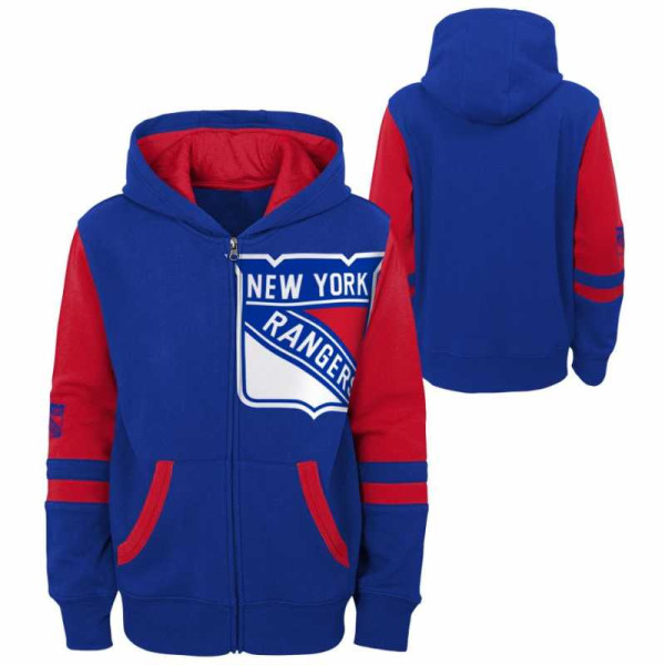 Dětská Mikina N.Y.Rangers Faceoff Full Zip Hoodie