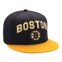 Snapback Boston Bruins Faceoff Flat Brim