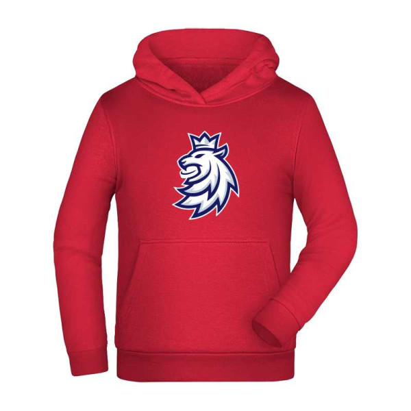 Dětská Mikina Český Hokej Lev Red