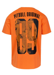 Pánské Tričko PitBull West Coast Eighty Nine Dog 170 Orange