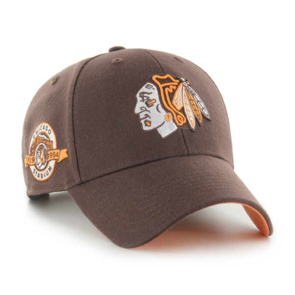 Kšiltovka Chicago Blackhawks Sure Shot Snapback '47 MVP Hnědá