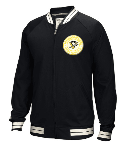 Mikina CCM Full Zip Track Jacket Pittsburgh Penguins