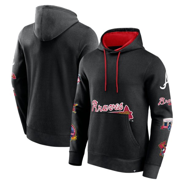 Mikina MLB Atlanta Braves Fundamental Pullover Hood