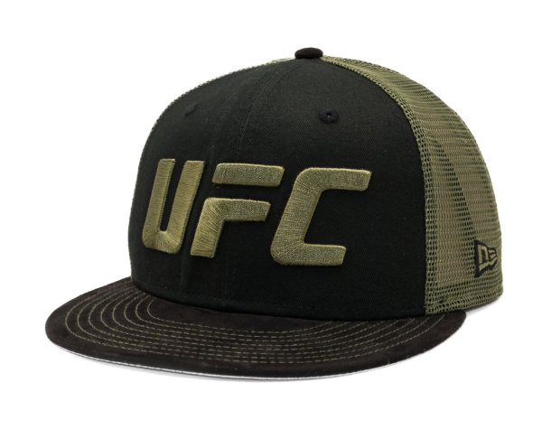 Snapback UFC MMA Suede 9Fifty New Era Olive