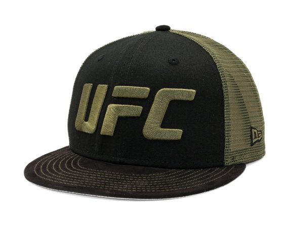Snapback UFC MMA Suede 9Fifty New Era Olive