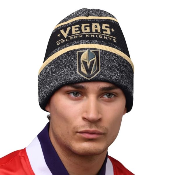 Zimní Čepice Vegas Golden Knights Sideline Beanie 2 Jaquard