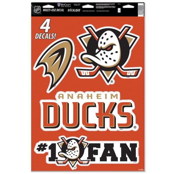Samolepka Anaheim Ducks NHL Wincraft