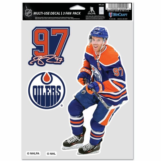Samolepky Connor McDavid 97 Set