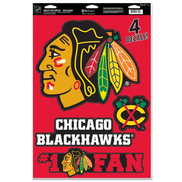 Samolepka Chicago Blackhawks NHL Wincraft