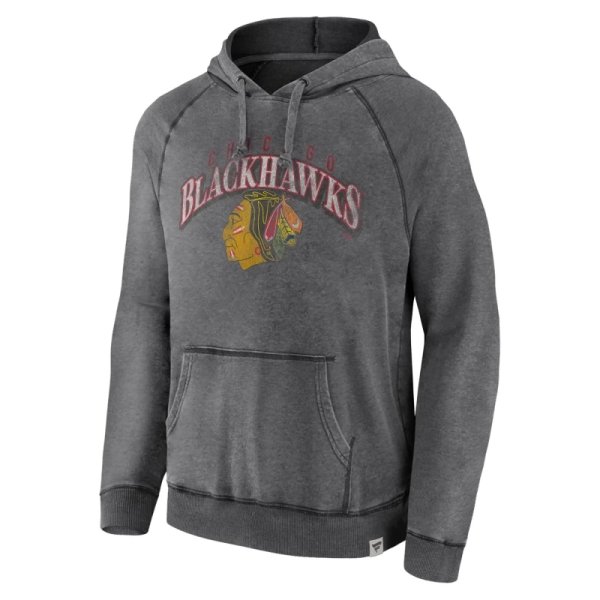 Mikina Chicago Blackhawks True Classics Washed Pullover