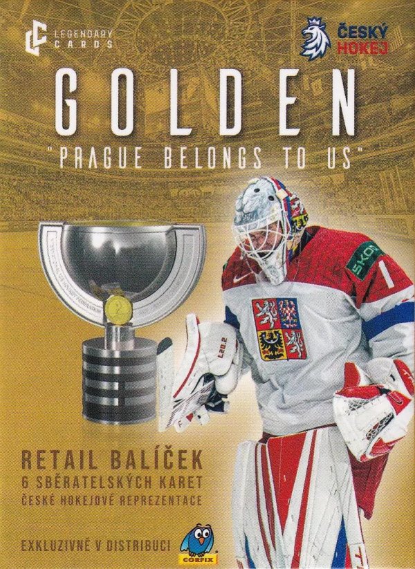Hokejové Kartičky Český Hokej 23-24 Golden Prague Belongs to Us Retail