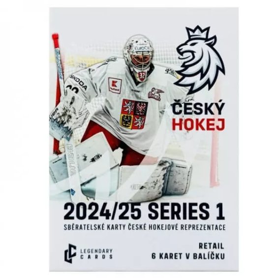Hokejové Kartičky Český Hokej 2024-25 Series 1 Retail
