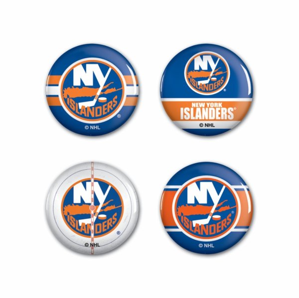 Sada N.Y. Islanders NHL Button 4 Pack