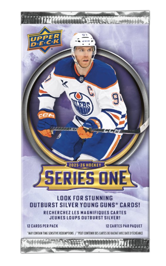 Hokejové Kartičky NHL 2025-26 Upper Deck Series 1 Hockey TIN