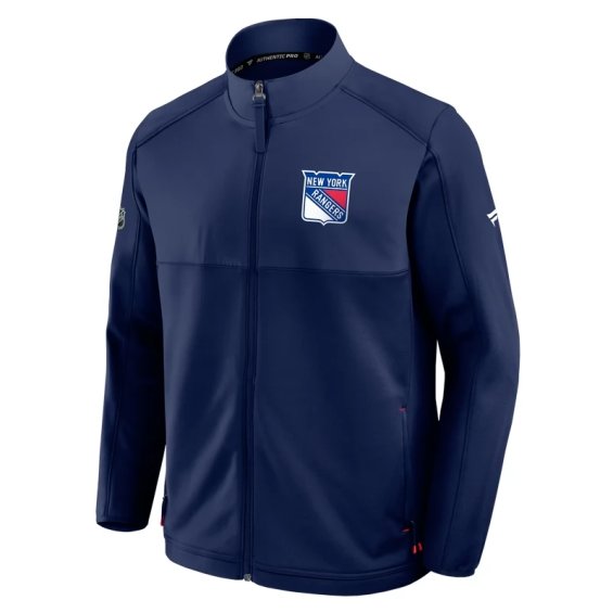 Mikina N.Y.Rangers Authentic Pro Rink Poly Fleece FZ