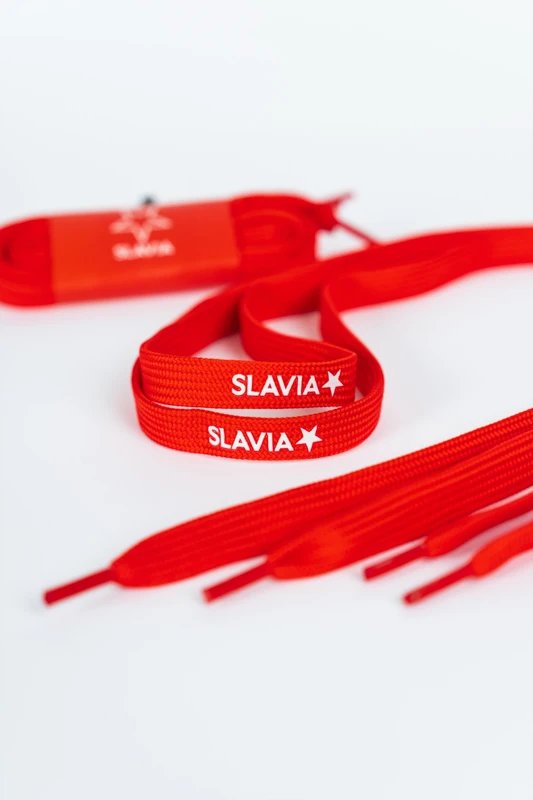 Tkaničky Slavia Praha Červená