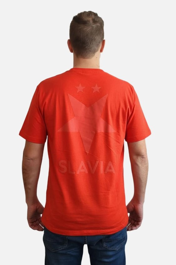 Tričko Slavia Praha Classics Červené