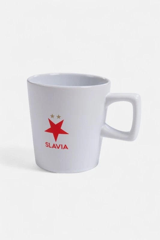 Hrnek Slavia Praha Classic Bílá