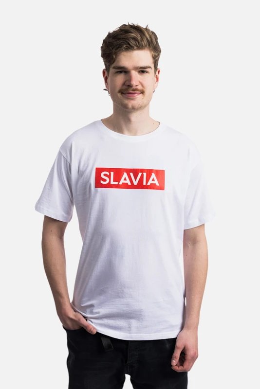 Tričko Slavia Praha Top Essential Bílá