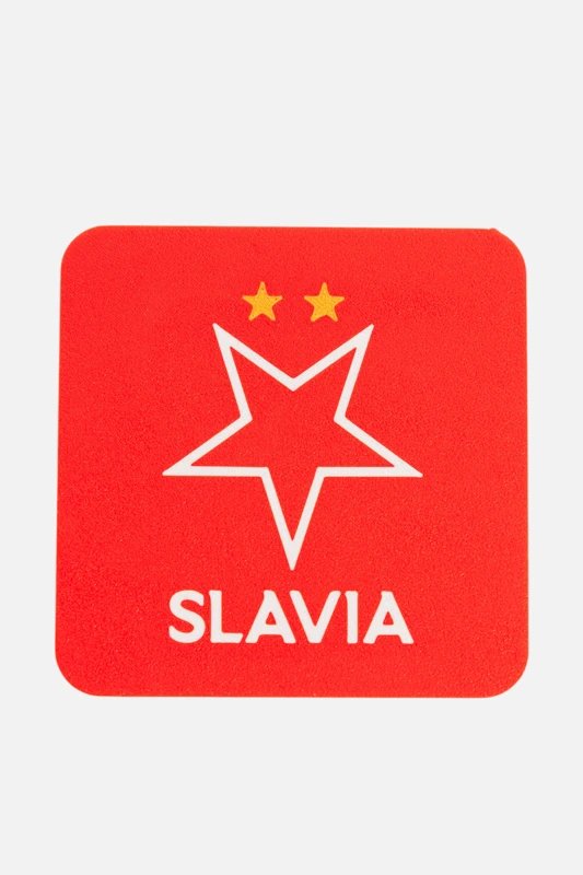Plastový Podtácek Slavia Červený