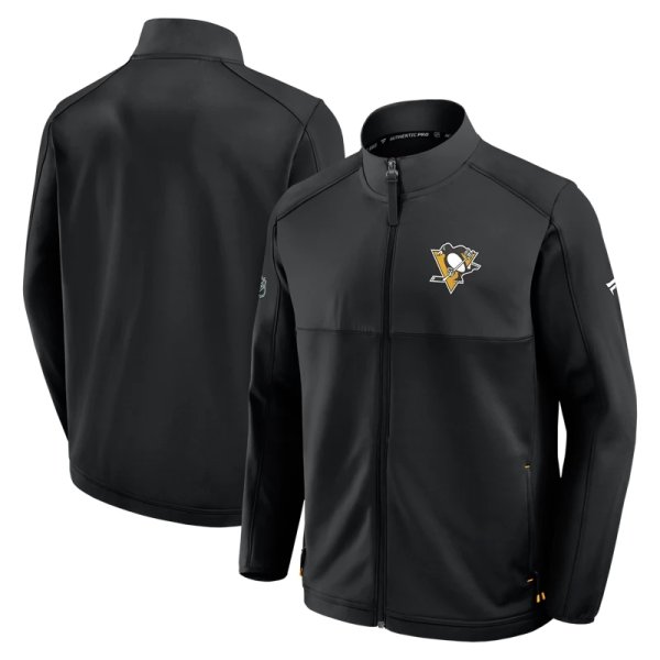 Mikina Pittsburgh Penguins Authentic Pro Rink Poly Fleece FZ