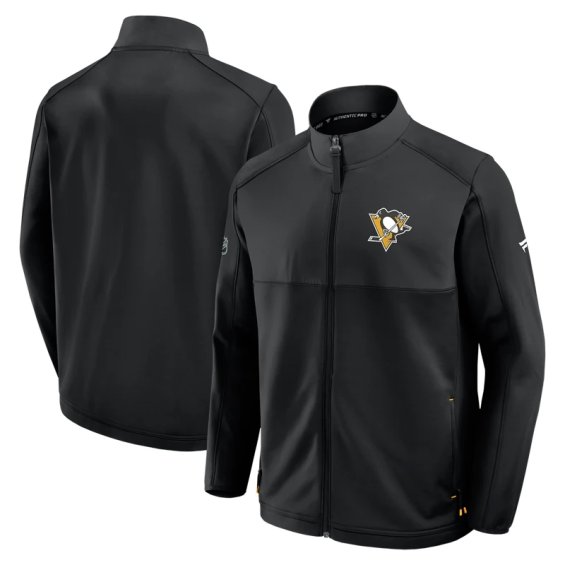 Mikina Pittsburgh Penguins Authentic Pro Rink Poly Fleece FZ
