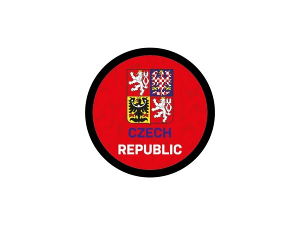 Puk Český Hokej Znak Červený