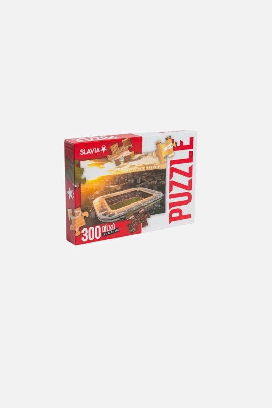 Puzzle Slavia Stadion Eden červená