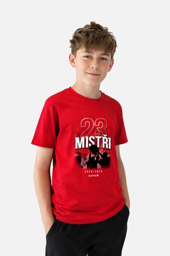 Dětské Tričko Slavia Praha Mistři Ligy 25/26