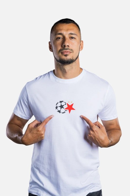 Tričko Slavia Praha x UCL The Champions Unisex