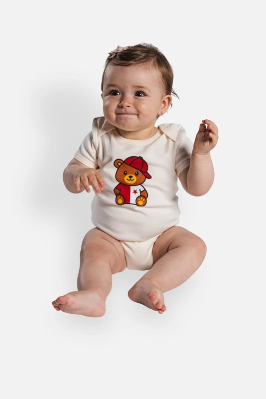 Baby body Slavia Praha Medvídek
