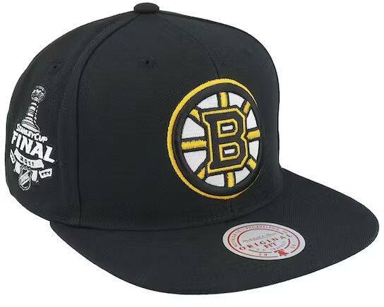 Snapabck Boston Bruins Mitchell & Ness NHL Top Spot Snapback
