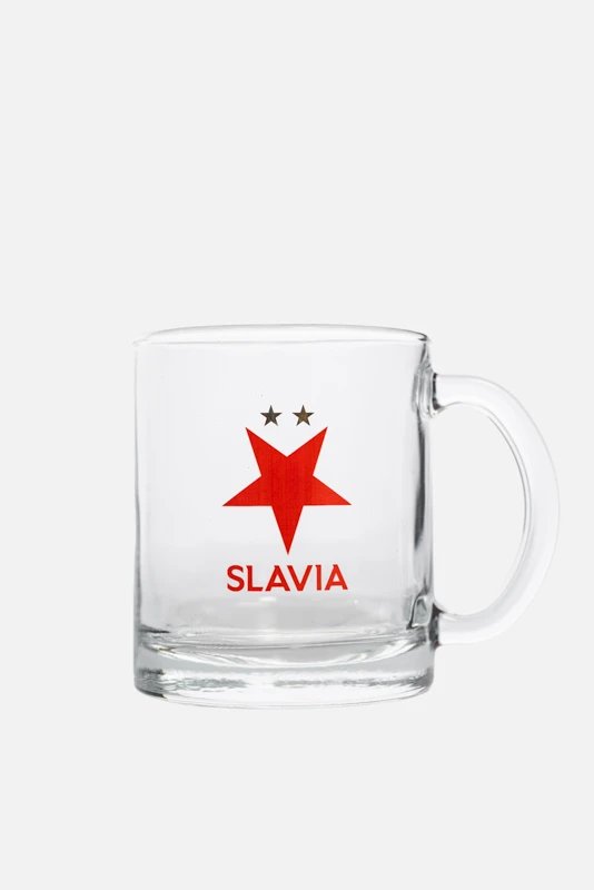 Hrnek Skleněný Slavia Praha 0,32l