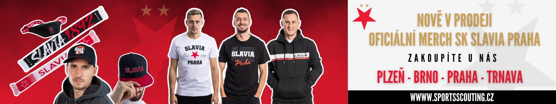 SK Slavia Praha - nově v prodeji originální merch
